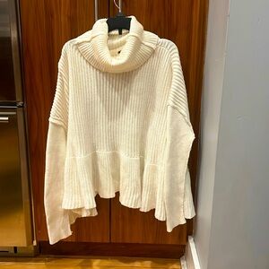 Ivory Free People Layer Cake sweater, Sz XS worn once